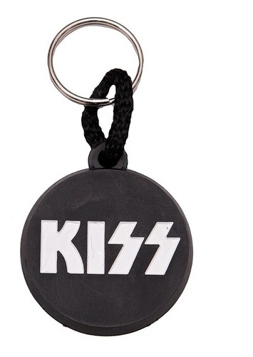 Imagen 1 de 1 de Kiss Blanco - Llavero De Goma