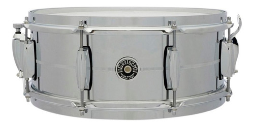 Gretsch Brooklyn Usa Redoblante De Acero Cromado 14 X5,5