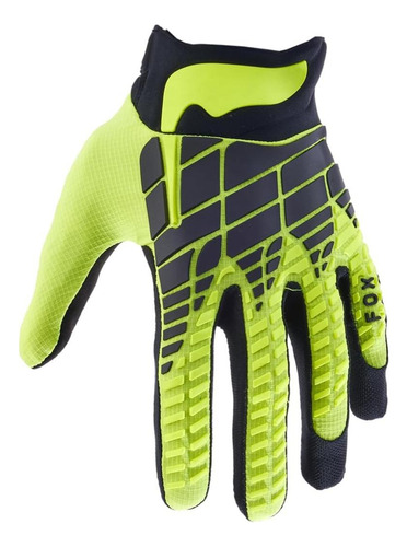 Guante De Motocross Fox Racing 360 Amarillo Fluorescente M