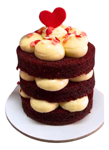 Mini Torta Red Velvet Dia De Los Enamorados San Valentin
