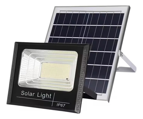 Foco Reflector Solar Led Exterior 65w Con Control Remoto