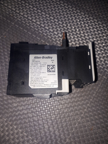 Relevador De Sobrecarga 193-effd Allen Bradley (11a - 55a). (Usado)