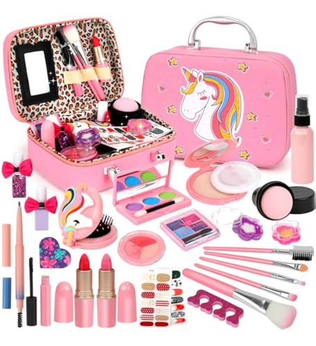 Flybay- Kit De Maquillaje Infantil Para Niñas,