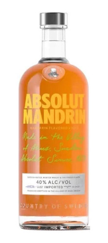Absolut Vodka Mandarin 700 Ml Mandarina Importado Oferta