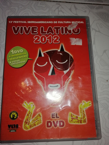 Dvd Vive Latino 2012 