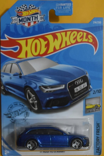 Hot Wheels Audi Rs 6 Avant 2017 #214 Esta Versión No Volvera