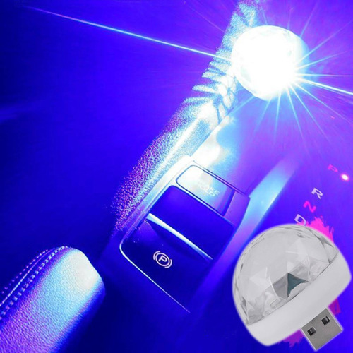 Imagen 8 de 9 de Bombillo Rgb Decorativo Reflector De Luces De Colores Usb