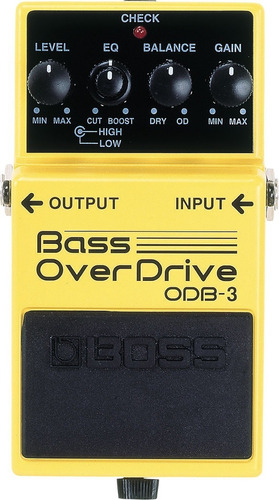 Pedal Boss Odb3 Bass Overdrive