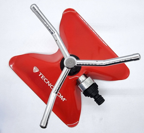 Imagen 3 de 10 de Aspersor Rociador De Metal Con Base H=12cm Riego Tecnocom