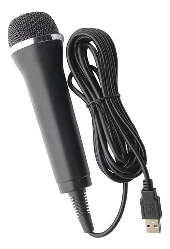 P Micrófono Universal Con Cable Usb Para Karaoke Switch Wii