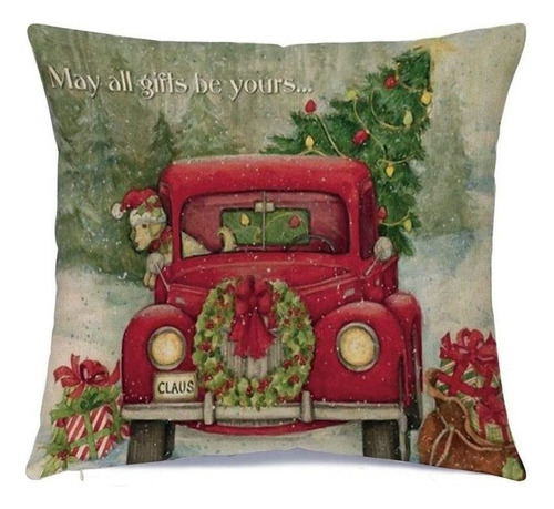 Fundas Para Cojines Cojín Decoración Navideña 45x45cm Paquet
