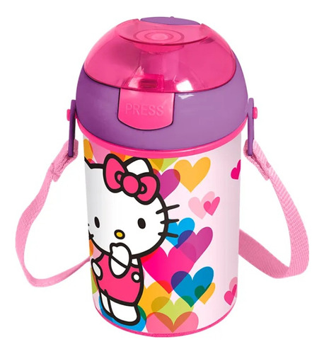 Cantimplora 450ml Pop Up Personajes Color Hello Kitty