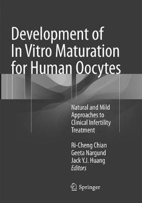 Libro Development Of In Vitro Maturation For Human Oocyte...