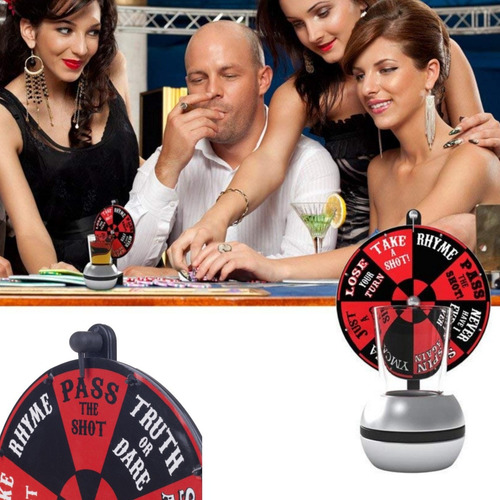 Spin Juego Ruleta Tragos Party Game Bebidas Ruleta Shots