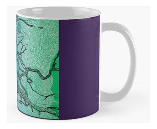 Taza X4 Árbol Árbol Bosque Búho Búho Búho Real Pájaro Calida