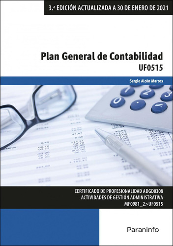 Libro: Plan General De Contabilidad. Alcon Marcos, Sergio. P