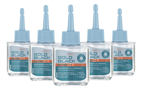 Reparador Pontas Gold Black Nutritive Amend - 5 Unidades