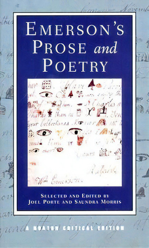 Emerson's Prose And Poetry, De Ralph Waldo Emerson. Editorial Ww Norton Co, Tapa Blanda En Inglés