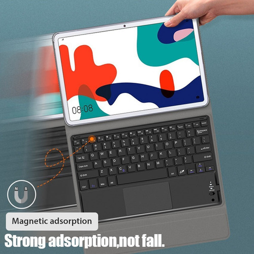 A Funda Con Teclado De Español Touchpad Para Redmi Pad 10.6