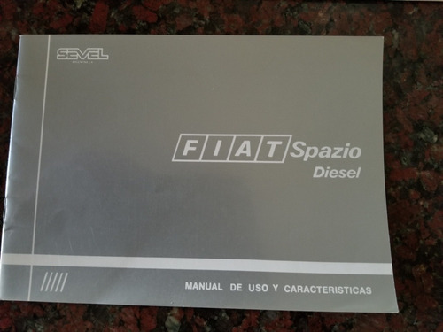 Manual Fiat Spazio Diesel Completo - Excelente Estado