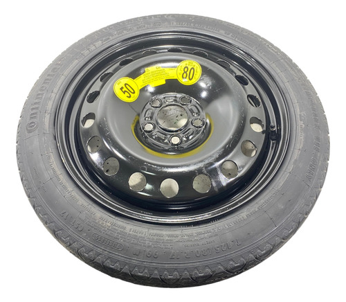 Estepe Fino Volvo Xc60 T5 2014 2015 2016 T125/80/r17 Preto (Usado)