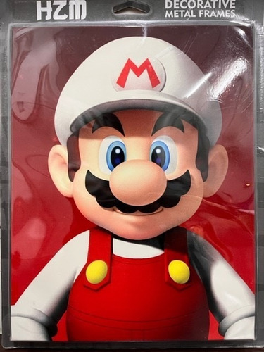 Imagem 1 de 1 de Quadro Metal Decorativo Mario Bros