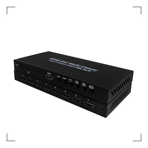 Imagem 8 de 9 de Multi-viewer 8 Fontes Hdmi Em 1 Monitor Full Hd 1080p 4k30hz