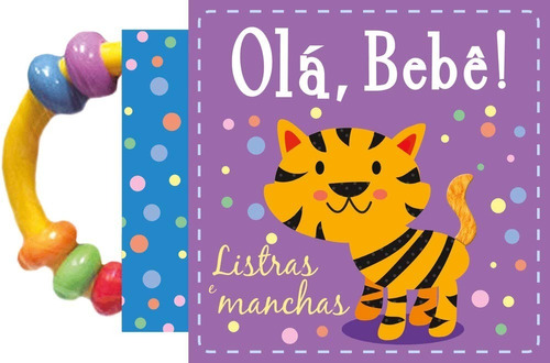 Olá Bebê Listras E Manchas - Livro De Pano