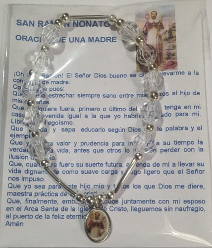 Imagen 3 de 3 de Pack 6 Pulsera De San Ramón Nonato, Hecha A Mano