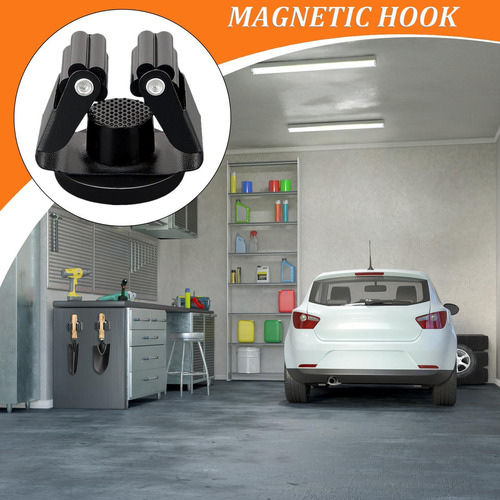 Broom Gripper Mop Magnetic Hanger Organizer Wall Mounted Hea