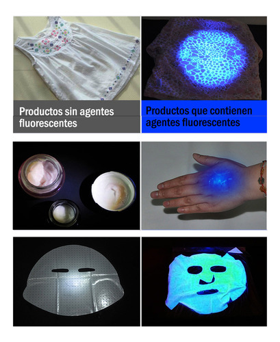 Haimo Linterna Ultravioleta 12 Led Lámpara Uv Portatil Luz 3