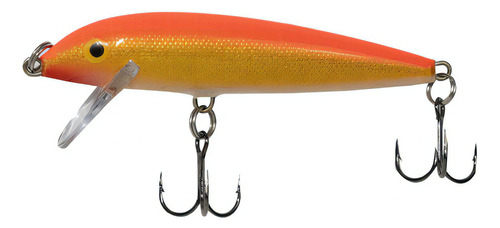 Isca Rapala Sinking Cd-9 9cm 12 G - Gold Fluorescent Red Cor Laranja