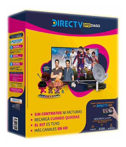 Kit Prepago Direc Tv Sin Contratos Todo Barato