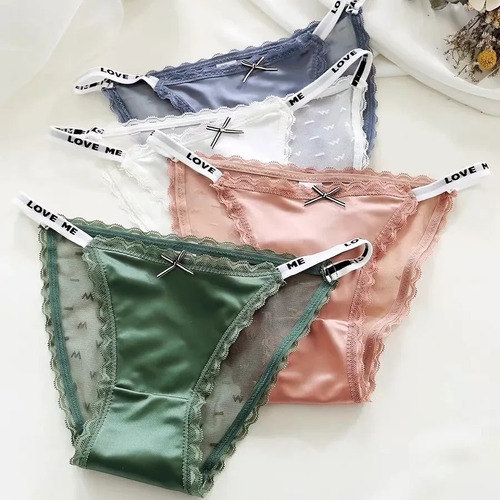 Calzoncillos De Algodón De Cintura Baja Sin Costuras Para Mu