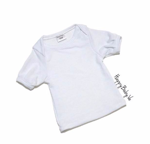 Camiseta Bebé Franela Blanca Aldogón Happybaby.ve Nueva