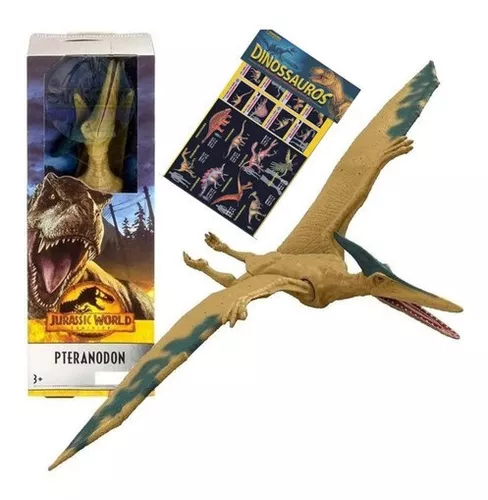 Dinossauro Jurassic Mattel Pteranodon Dominion + Jogo Cartas