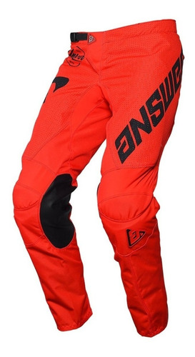 Pantalón Answer Arkon Red / Black Moto Cross Mx