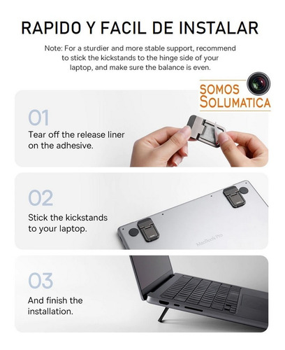 Imagen 7 de 10 de Holder Soporte Ergonomico - Para Laptop - Angulo Perfecto *