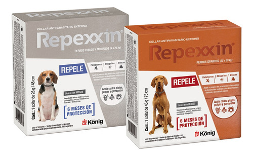 Combo Collar Antipulgas Repexxin Para Perros .
