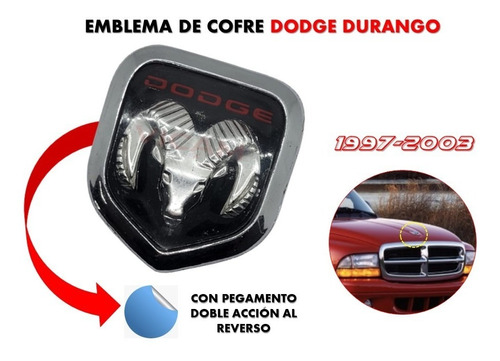 Emblema Para Cofre Compatible Con Durango 1997-2003