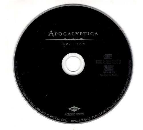 Apocalyptica Inquisition Symphony Cd Pol