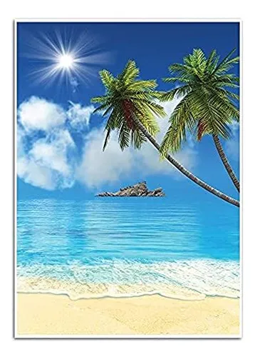 comprar Fondo De Playa Tropical, Telón De Fondo Fotográfico, Ideal P