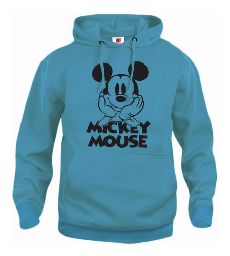 Buzo Mickey Mouse Con Capota Hoodies Estampado Saco 
