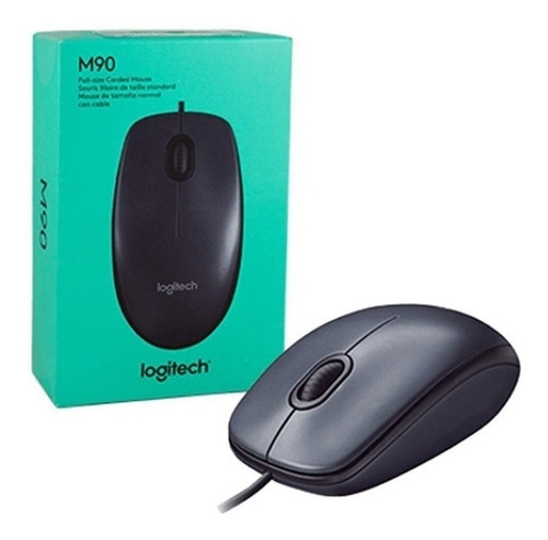 Imagen 2 de 3 de Mouse Logitech M90 Optico Usb 1000dpi Pc Notebook