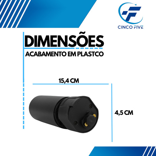 Kit Trilho Eletrificado 4m Preto + 10 Spots Led 15w Luz Fria