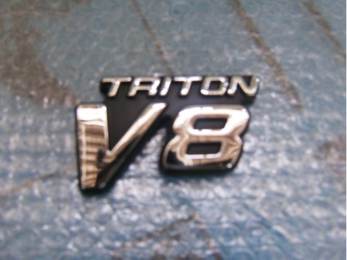 Emblema Ford 350 V8 Triton 