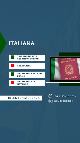 Carpeta Para Ciudadanía Italiana