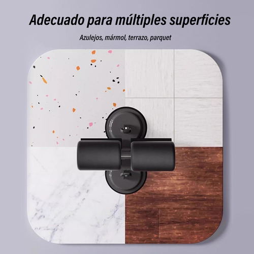 Base Ejercicio Abdominal Portátil 2 Ventosa Ajustable Altura