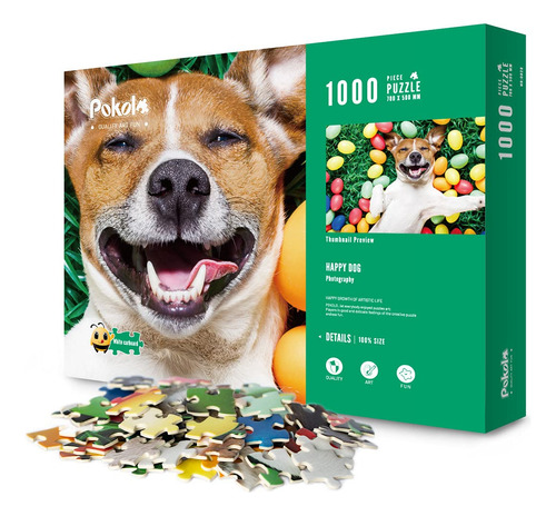 Rompecabezas De 1000 Piezas De Colores Para Perros Y Gatos D