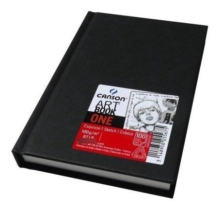 Bloco Sketchbook Canson One 98fls 100gr A5(14,8cmx21,6cm)